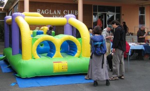 Bouncy castle at Trust Hospital Gala Day