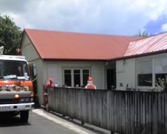 Santa arrives at the Kindy