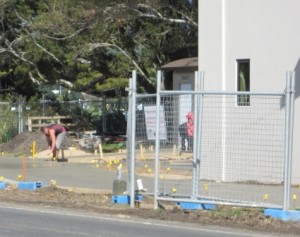 Contractor adds finishing touch to concrete