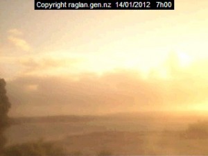 Sunny day for Raglan