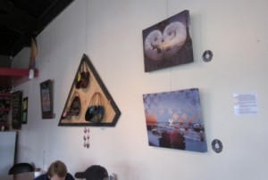 Egglectic art on display at Blacksand cafe