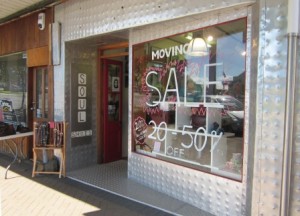 Moving sale on at Soul Shoes in Bow St