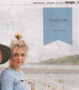 Cut from Tempo article on Raglan beach fashions