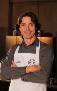 Aaron Brunet on MasterChef - Photo copyright TVNZ - used with permission