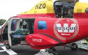 Westpac Rescue chopper - Image supplied