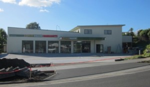 Raglan Four Square with a newly concreted forecourt