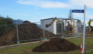 Work underway on Simon Rd footpath