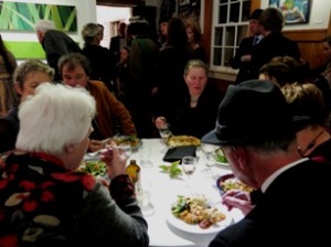 Guest enjoying dinner at the RAFFA red carpet night