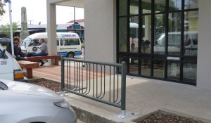 The new bike rack at Raglan Library