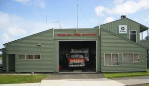 Raglan Fire Station - location of meeting to dsicss the Community Board priority list