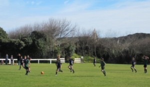 Junior soccer at Kopua Domain