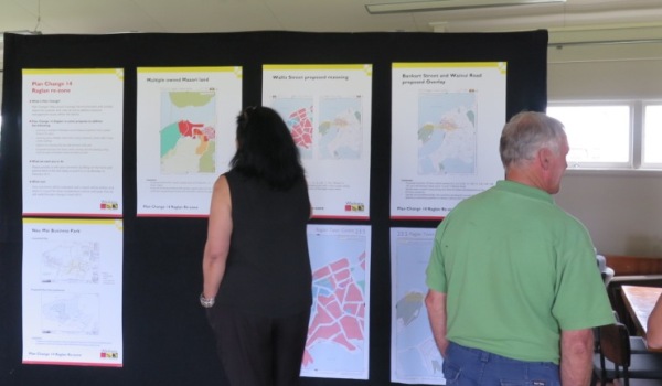 Staff and community members at the open day