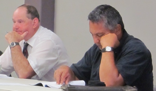 Matt Holl and  Boyde Turongo Dixon- two of the Board Members who along with Bob McLeod did attend the meeting.