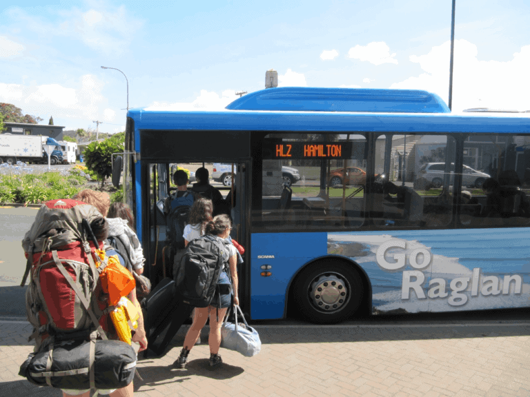 Getting on the bus - Image John Lawson