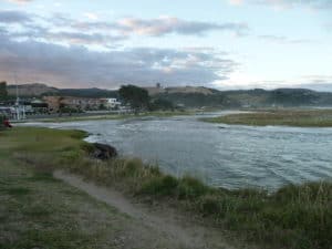 A king tide at Whitianga in February 2014 - WRC