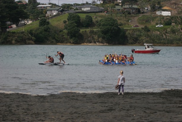 Rafts battle it out down to the finish - Image Richard Gallagher