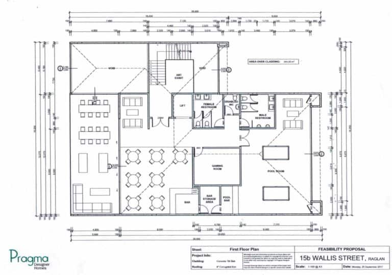 Raglan Club - First Floor Plan