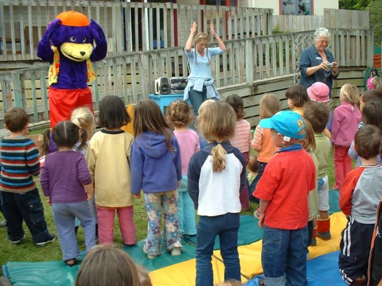 Ruben as he used to look during a visit to a Raglan kindergarten