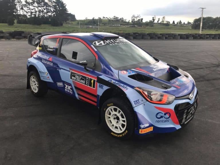 Hyundai AP4+ ready for this weekends Rally New Zealand. Image FB