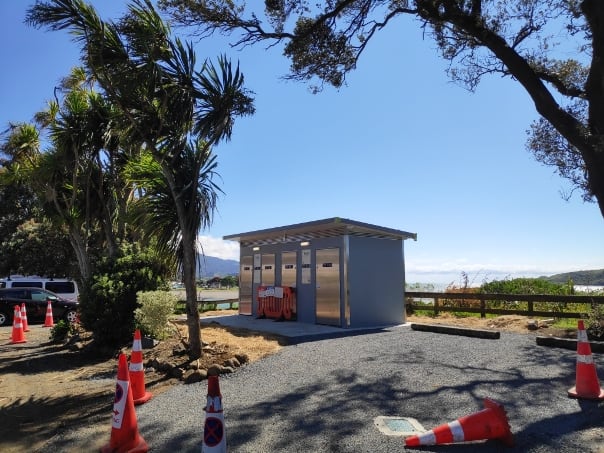 The new industrial toilets in Cliff Street are waiting on a final check by a council inspector