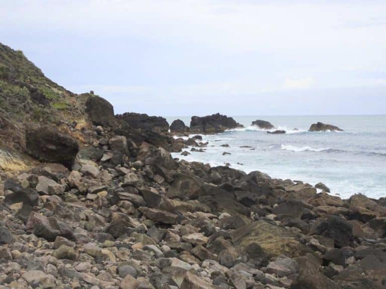 Coastal shoreline near Te Toto Gorge - Image John Lawson