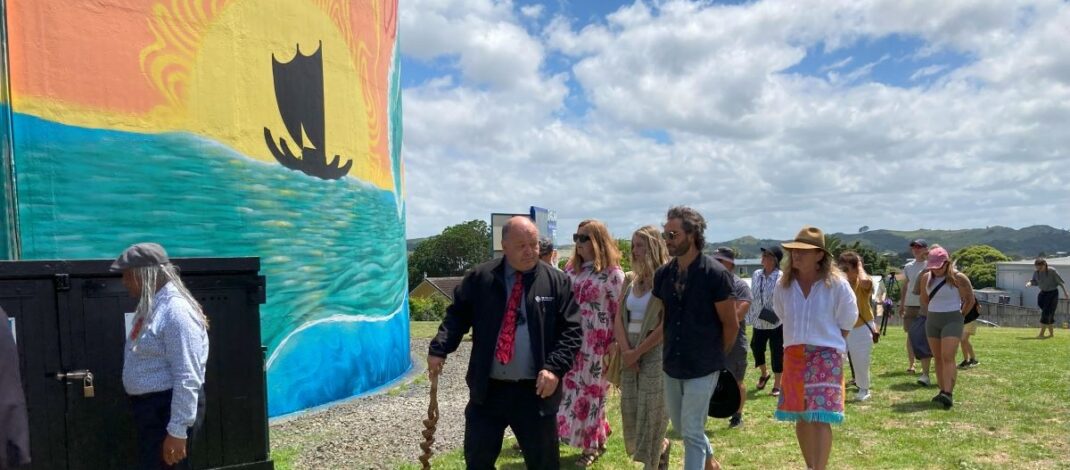 Raglan Water Tower mural complete